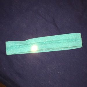Thin blue Lululemon headband